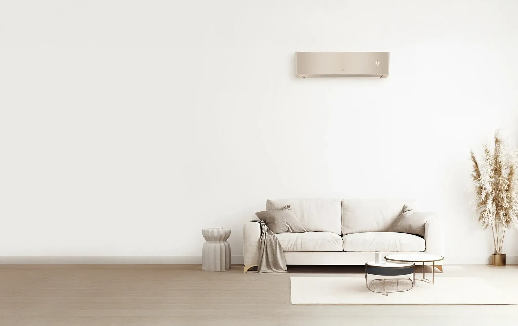 Cooper&Hunter varmepumpe i moderne stue